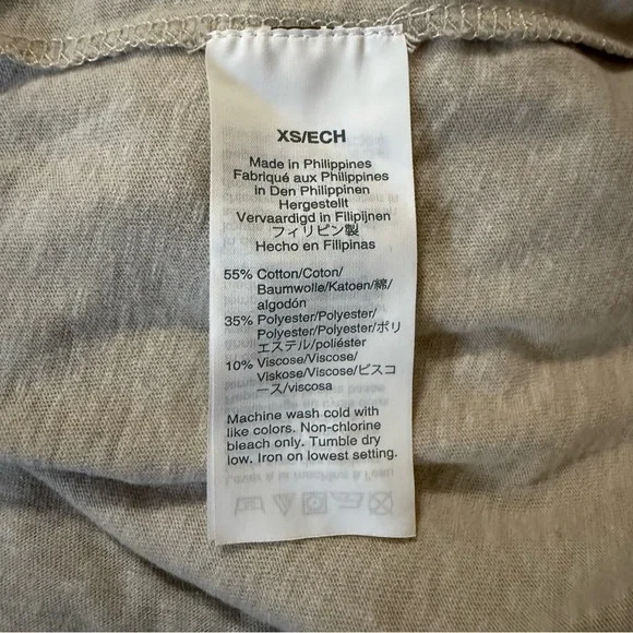 MADEWELL Midi Tee Dress in Oatmeal Size XS - Picture 8 of 10